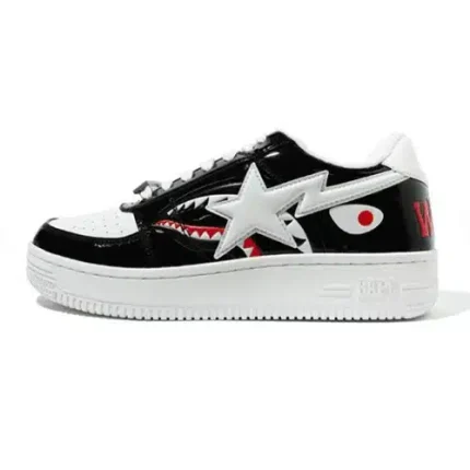 BAPESTA Color Block Shark Low Shoes