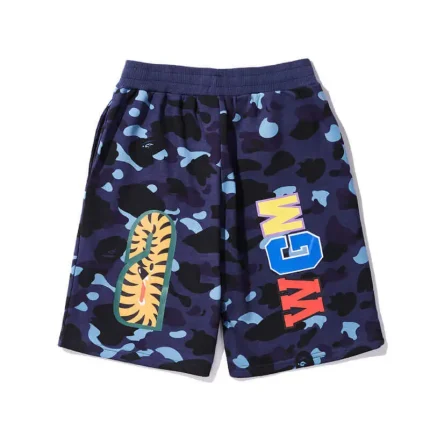 Blue Bape Shark Shorts