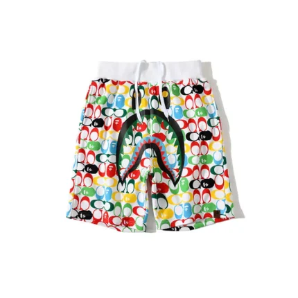 Real Shark Bape Coach Lakers Shorts