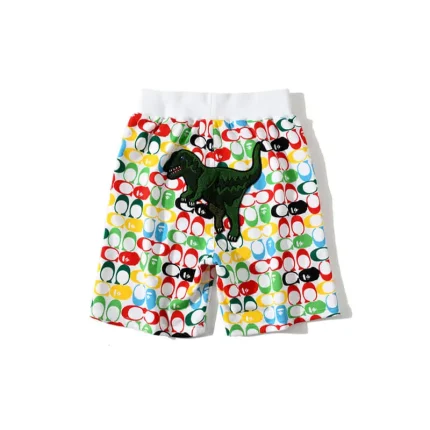 Real Shark Bape Coach Lakers Shorts