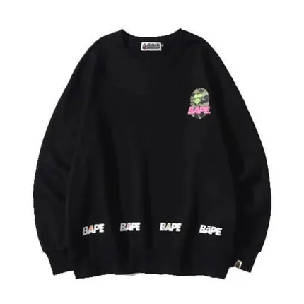 Letter Print Bape A Bathing Ape Tide Brand Sweater